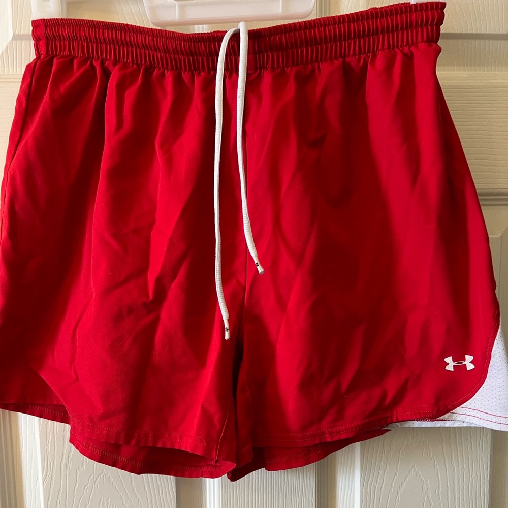 3pair Under Armour red shorts